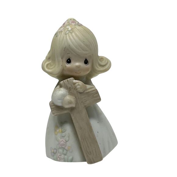 Enesco Figurine #522953 "I Believe in the Old Rugged Cross" 1989 - Picture 9 of 9